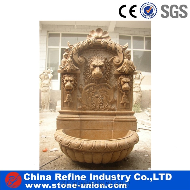 White Marble Carving Stone Fish Fountain