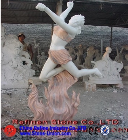 White Marble Human Sculpture, Statues,Head Statues