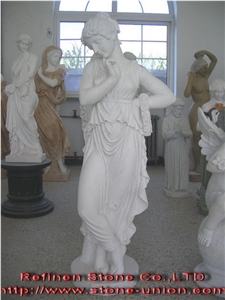 White Marble Human Sculpture, Statues,Head Statues