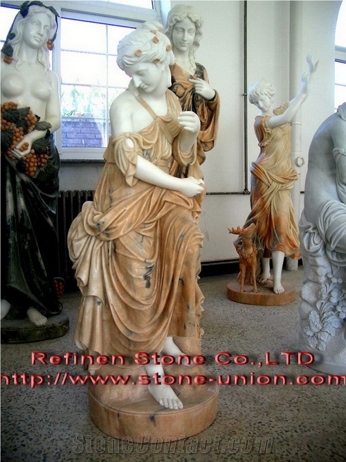 White Marble Human Sculpture, Statues,Head Statues