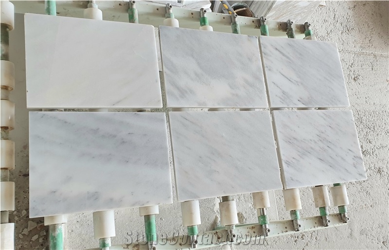 Kavala Semi White Marble Tiles