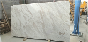 Volakas Diagonal White Marble Slabs