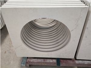 Carrara White Quartz Vanity Top
