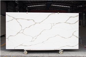 Strata Calacatta Gold Quartz Slab for Countertops Strata Calacatta Gold Quartz Slab for Countertops