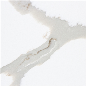 Strata Calacatta Gold Quartz Slab for Countertops