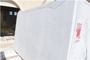 Semi White Marble Polished Slabs, Greece Limnias White Marble Slabs