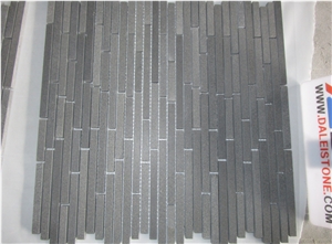 Basalt Andesite Grey Hone Mosaic Linear Tile Stone