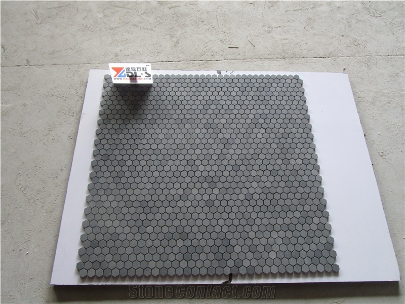Basalt Andesite Grey Hone Mosaic Linear Tile Stone