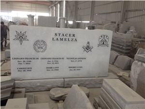 G633 Grey Granite Die Upright Monuments Usa Design