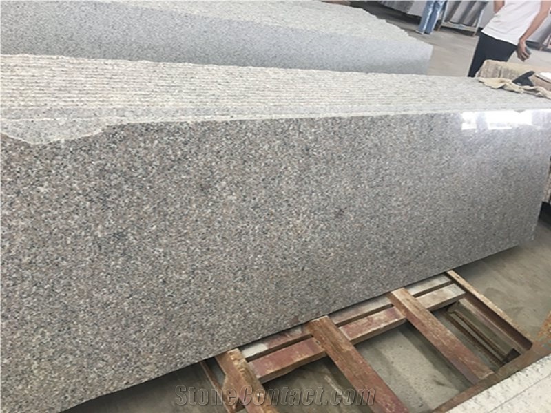 G636 China Red Granite Polished Kitchen Floor Slab