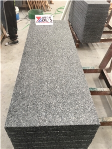 G684 Black Granite Flame Coping Garden Block Steps