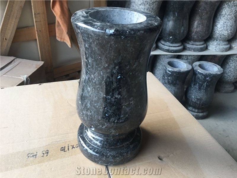 Grave Memorial Monumental Granite Vases