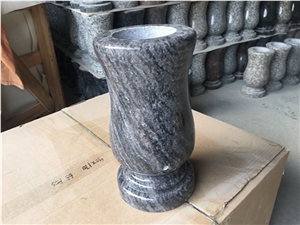 Grave Memorial Monumental Granite Vases