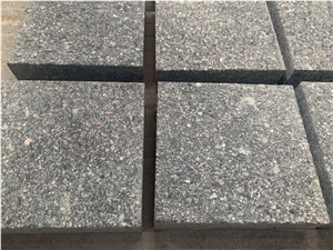 Green Porphyry Flamed Cobblestone Paving Sets