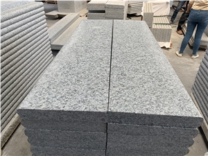 Grey Granite Stone Bullnose Stair Treads Steps