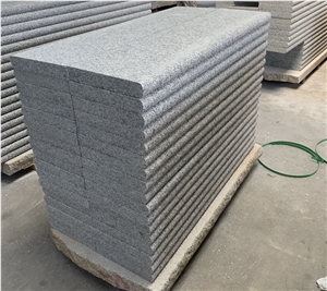 Grey Granite Stone Bullnose Stair Treads Steps
