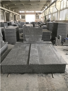 Hungary New Brown Star G664 Granite Gravestone