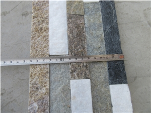 Multicolor Quartzite Split Face Culture Stone Veneer