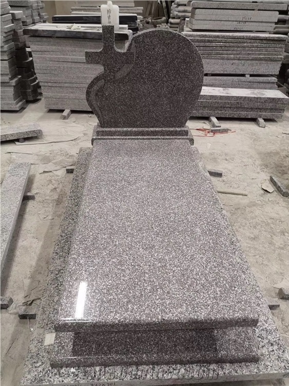 New G664 Granite Single Monuments Tombstone Design