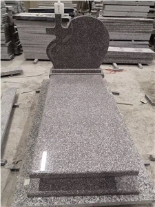 New G664 Granite Single Monuments Tombstone Design