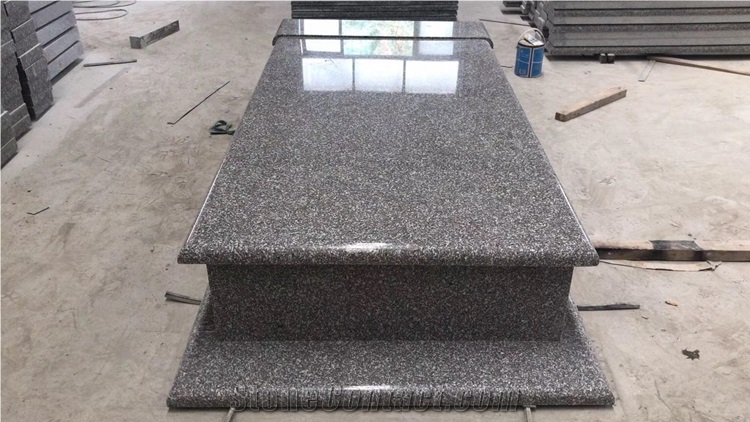 New G664 Granite Single Monuments Tombstone Design
