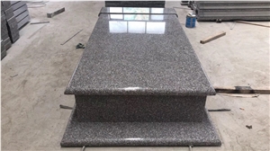 New G664 Granite Single Monuments Tombstone Design