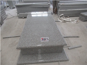 New G664 Granite Western Style Cross Tombstones