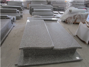 New G664 Granite Western Style Cross Tombstones
