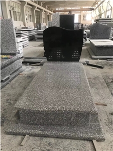 New Quangang G664 Pink Granite Tombstone