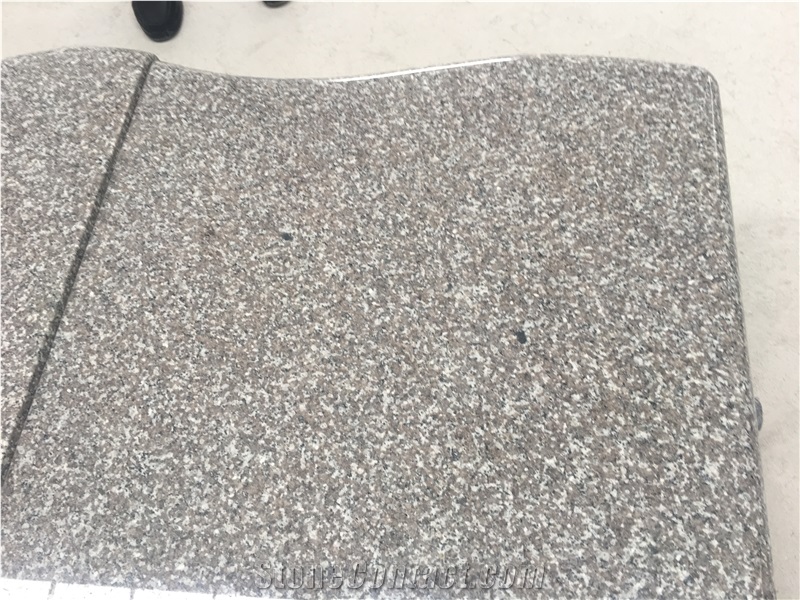 New Quangang G664 Pink Granite Tombstone