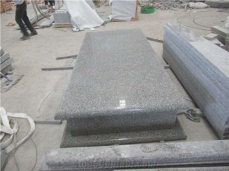 New Quangang G664 Pink Granite Tombstone