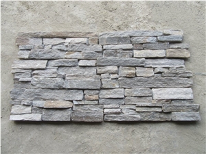 Pink Quartzite Outdoor Stacked Cultured Stone