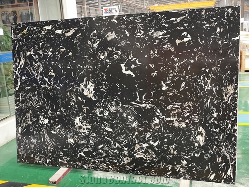 Silver White Dragon Artificial Marble Stone Slab