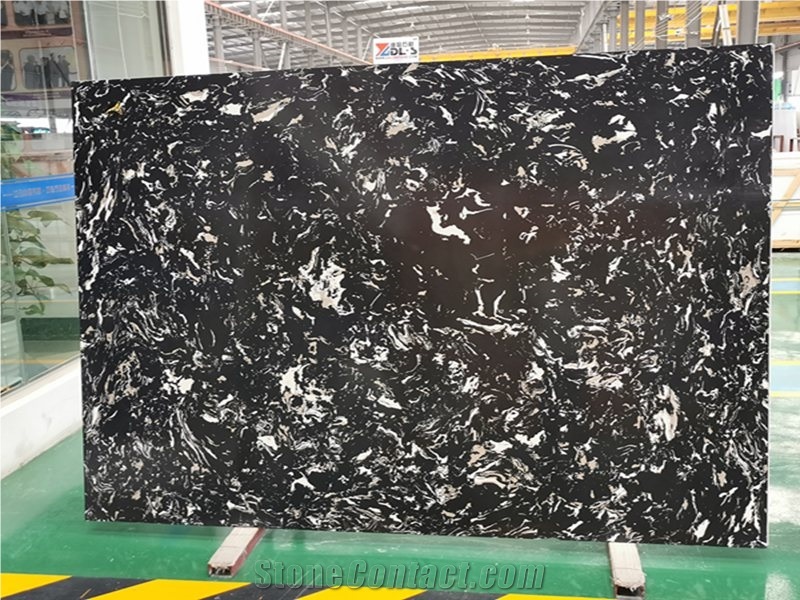 Silver White Dragon Artificial Marble Stone Slab