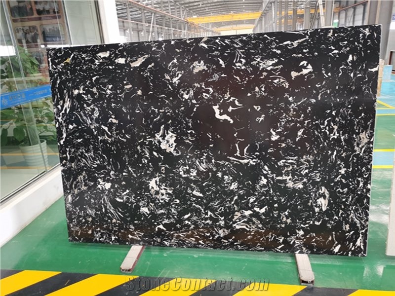 Silver White Dragon Artificial Marble Stone Slab