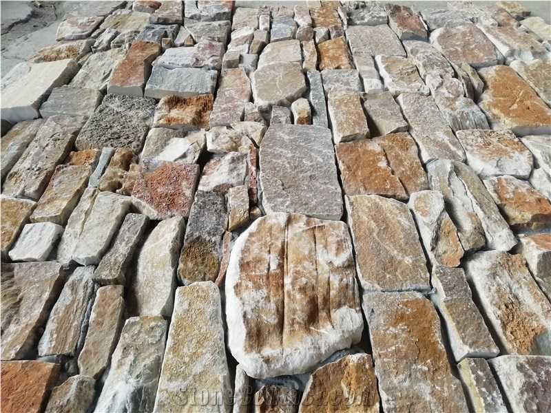 Yellow Wooden,Cultured Stone,Stacked Stone Veneer