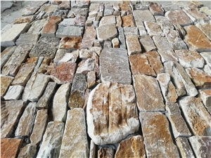 Yellow Wooden,Cultured Stone,Stacked Stone Veneer