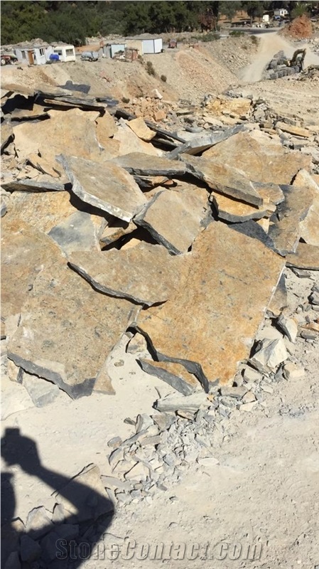 Yellow Slate Flag Stones, Hardscape Turkey