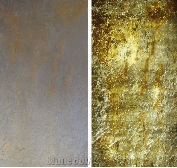 Burning Forest Slate Translucent Stone Veneer Sheets
