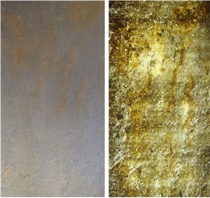 Burning Forest Slate Translucent Stone Veneer Sheets