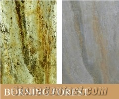 Burning Forest Slate Translucent Stone Veneer Sheets