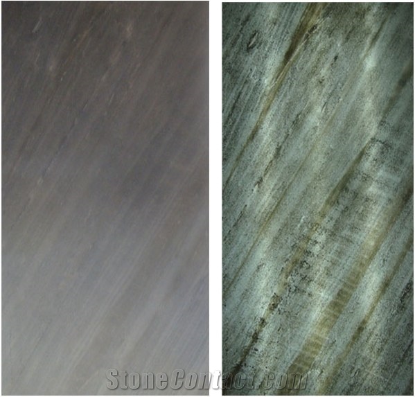 Ocean Black Slate Stone Translucent Veneer