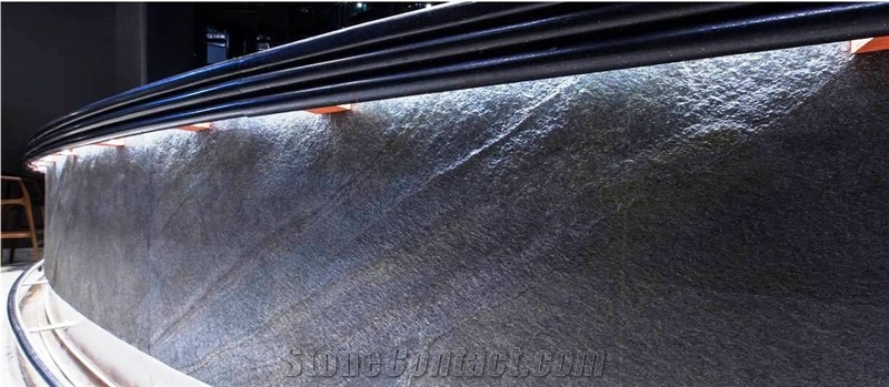 Silver Galaxy Slate Veneer