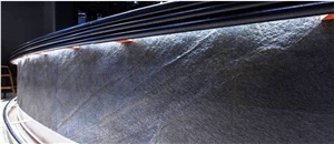 Silver Galaxy Slate Veneer