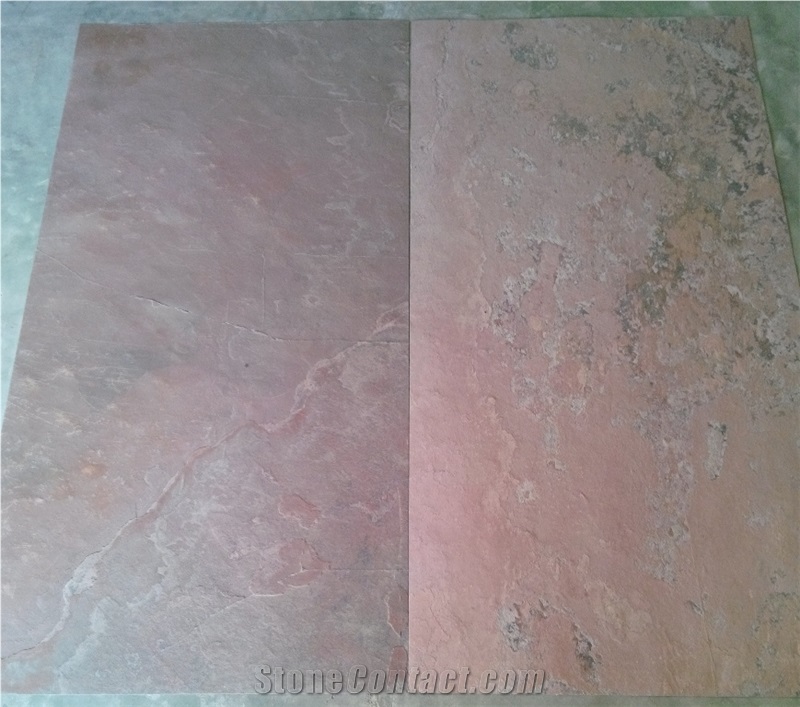 Terra Red Slate Thin Veneer