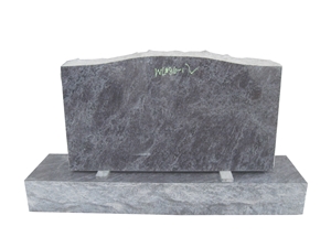 Blue Granite Uprigt Headstones Tombstone Monument