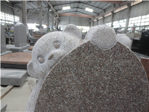 Engraved Bear Headstones Tombstone Monument