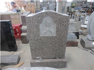 Engraved Bevel Headstones Tombstone Monument