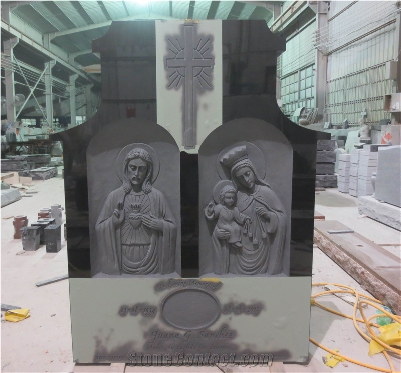 Engraved Bevel Headstones Tombstone Monument