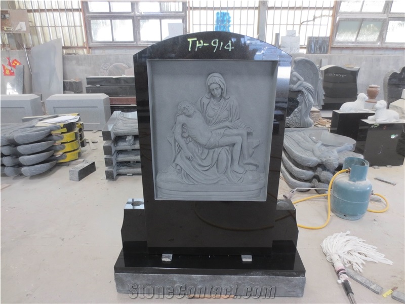 Engraved Bevel Headstones Tombstone Monument